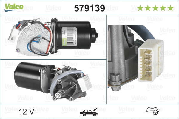 Motor stergator 579139 VALEO